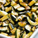 Oven Roasted Zucchini