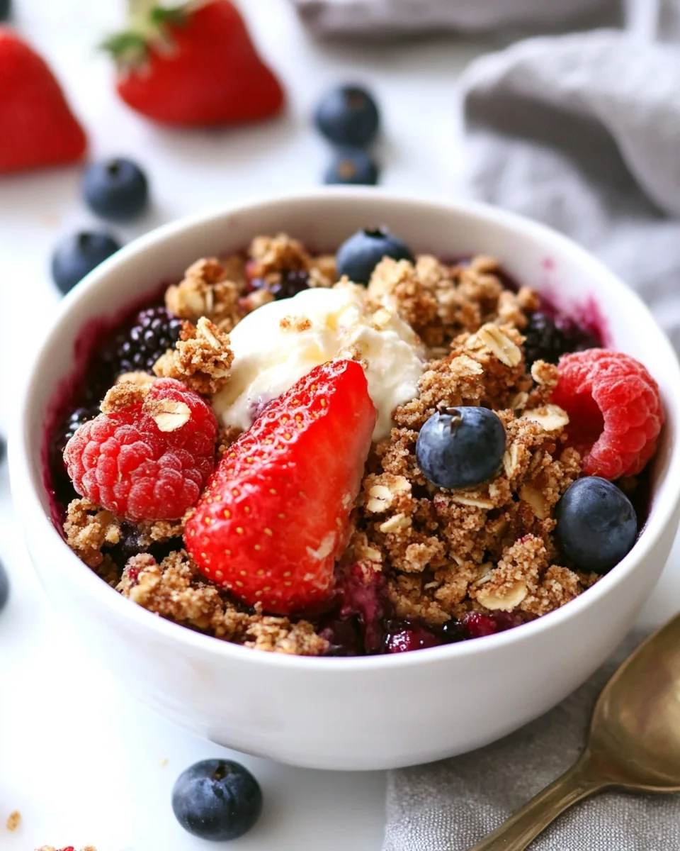 Paleo Berry Crisp