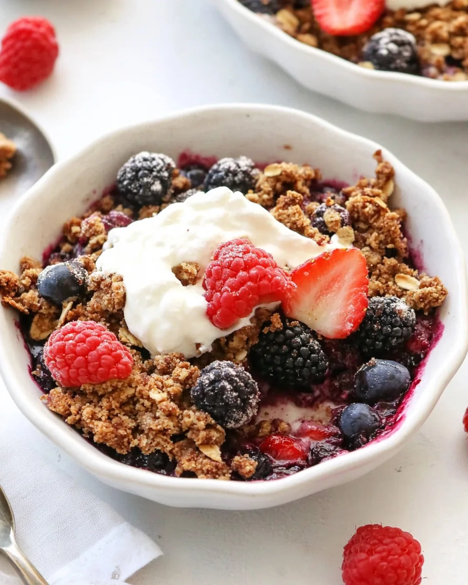 Paleo Berry Crisp