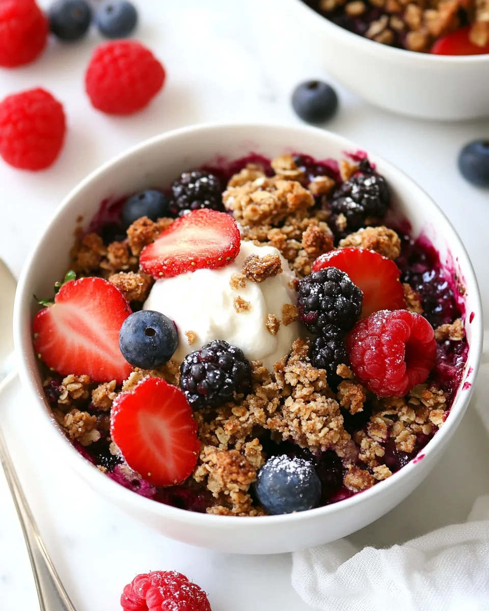 Paleo Berry Crisp