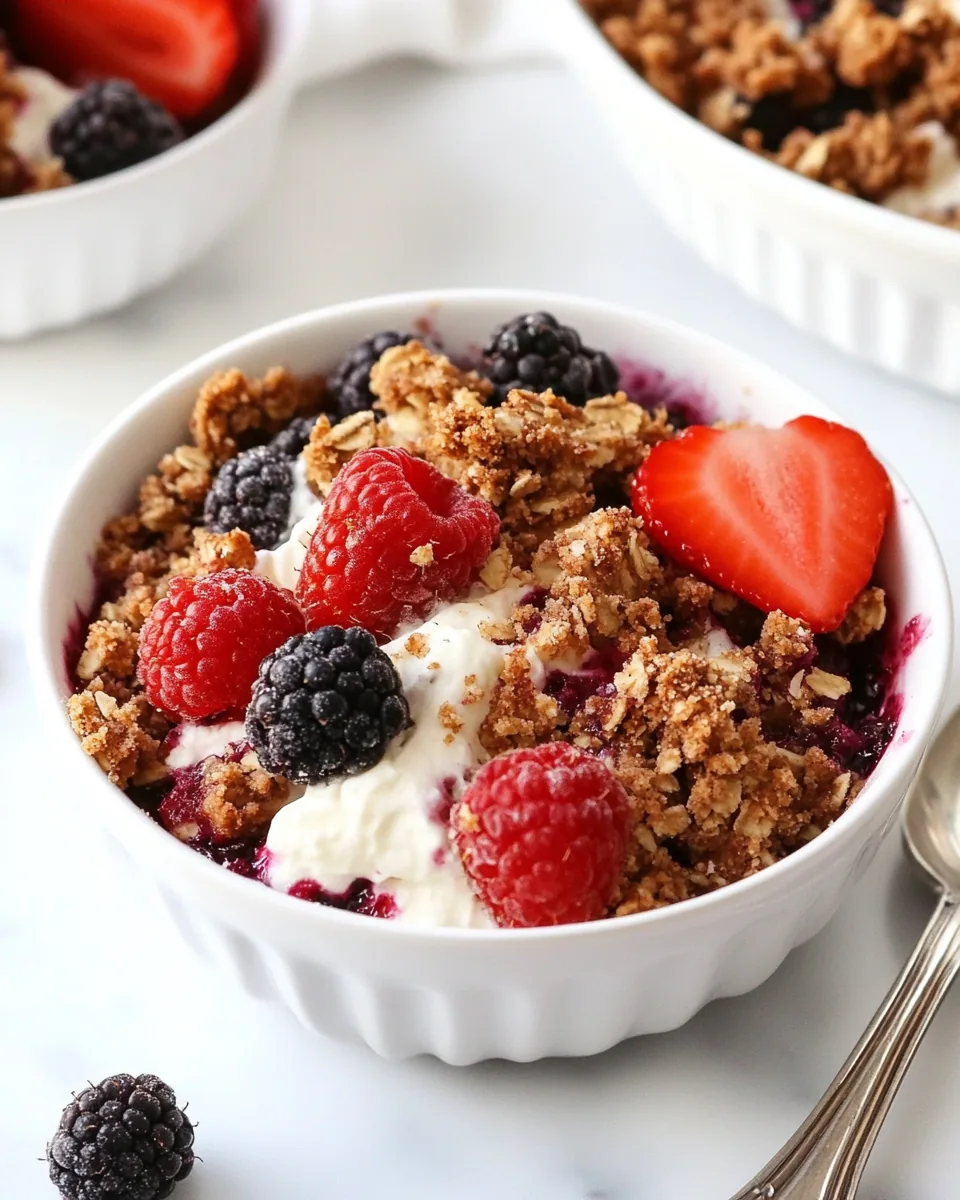 Paleo Berry Crisp