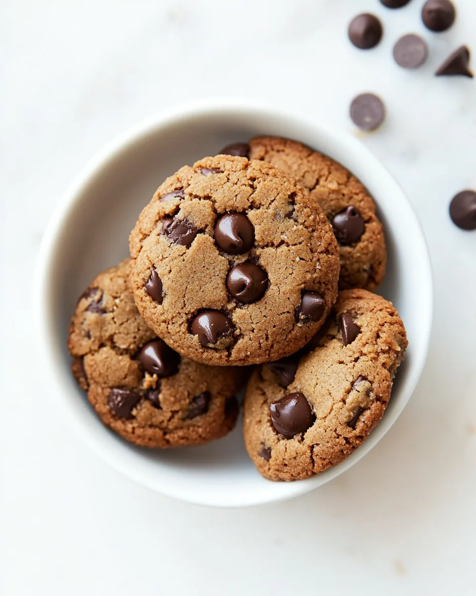 Paleo Coconut Flour Chocolate Chip Cookies