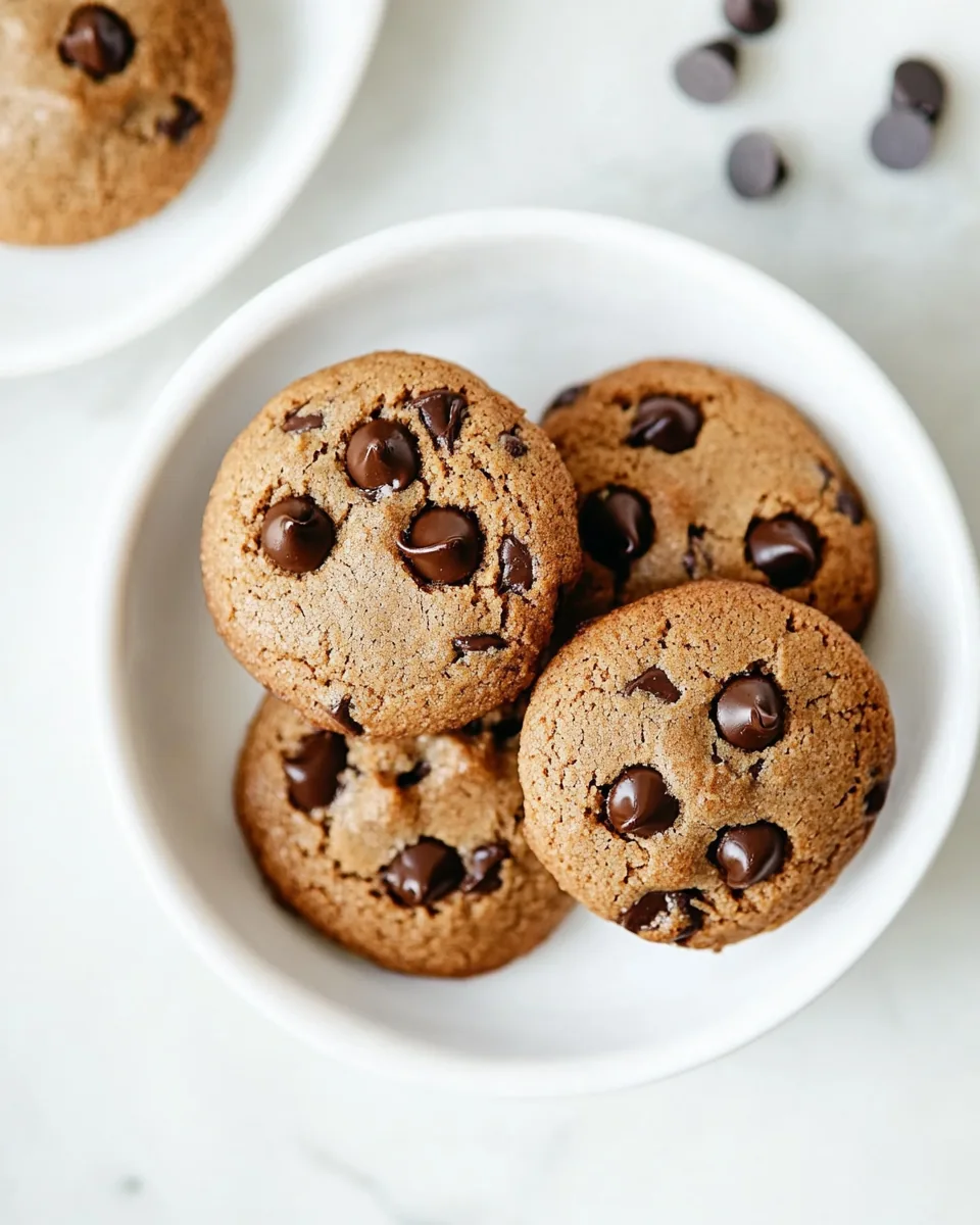 Paleo Coconut Flour Chocolate Chip Cookies