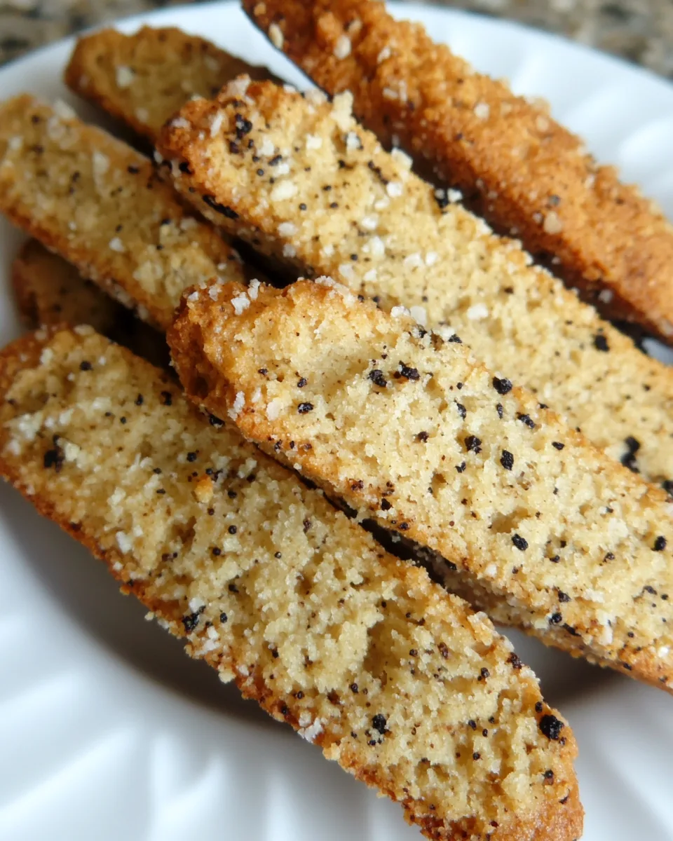 Parmesan Black Pepper Biscotti
