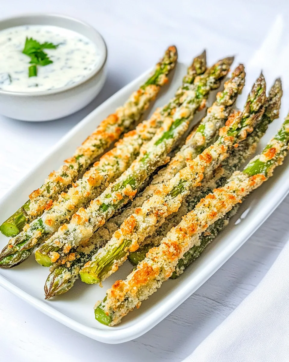 Parmesan Herb Asparagus Fries