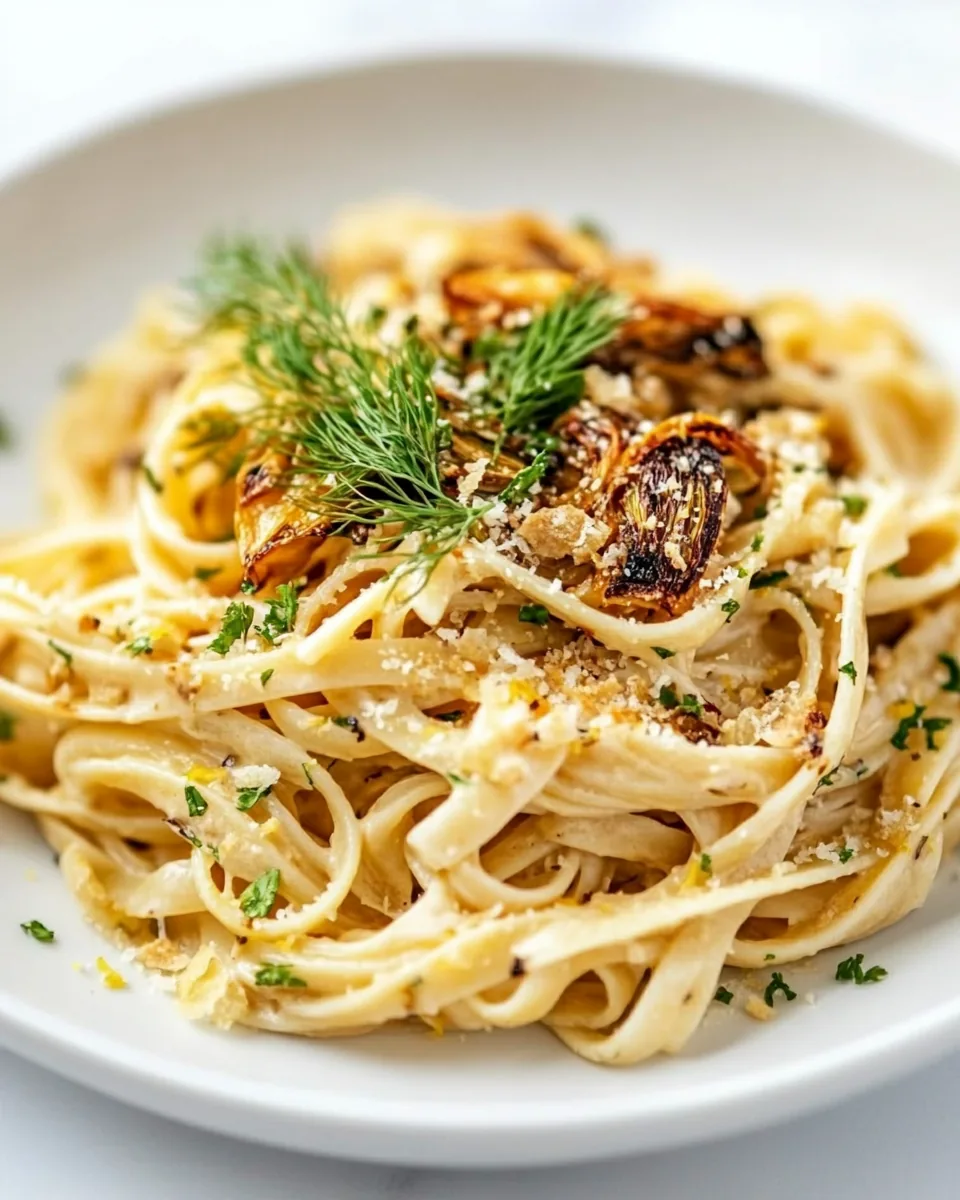Pasta with Roasted Fennel and Lemon