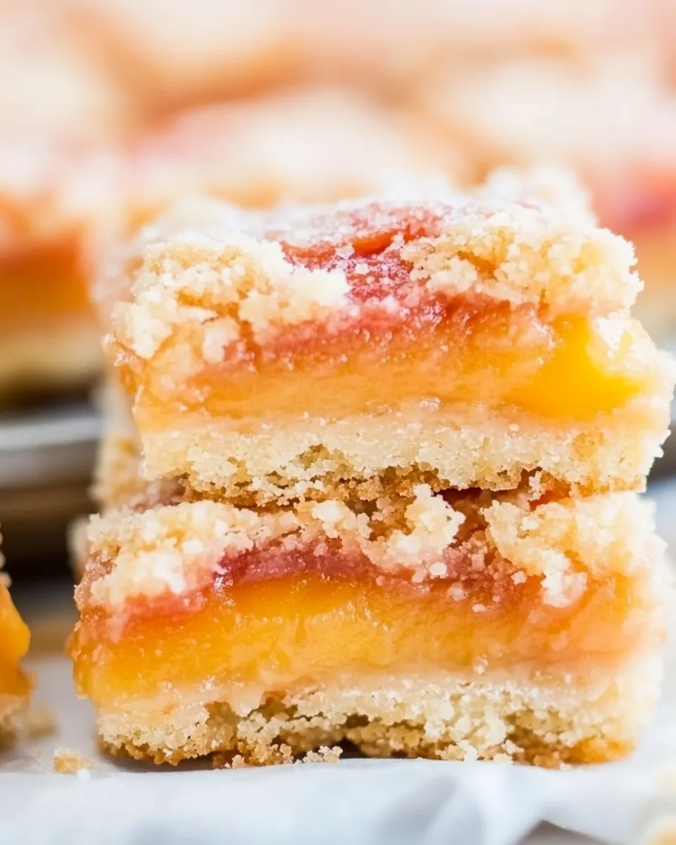 Peach Bars