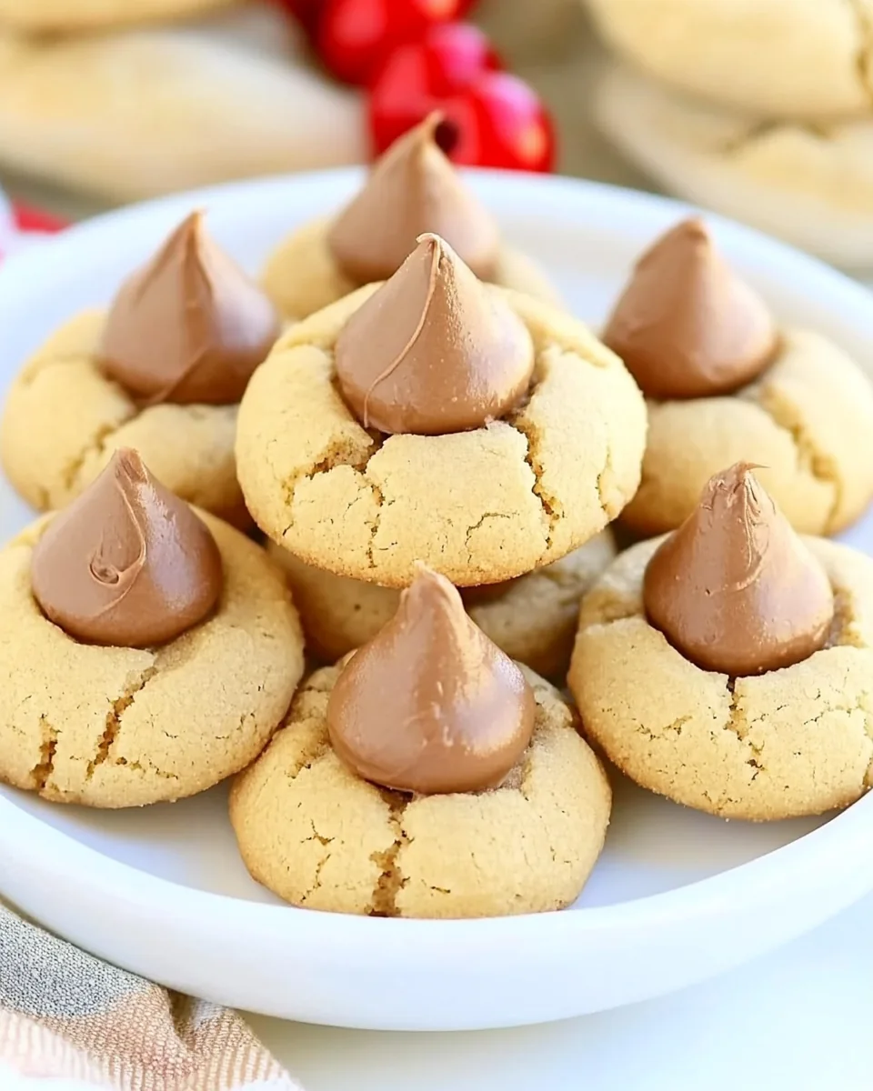 Peanut Butter Blossom Cookies