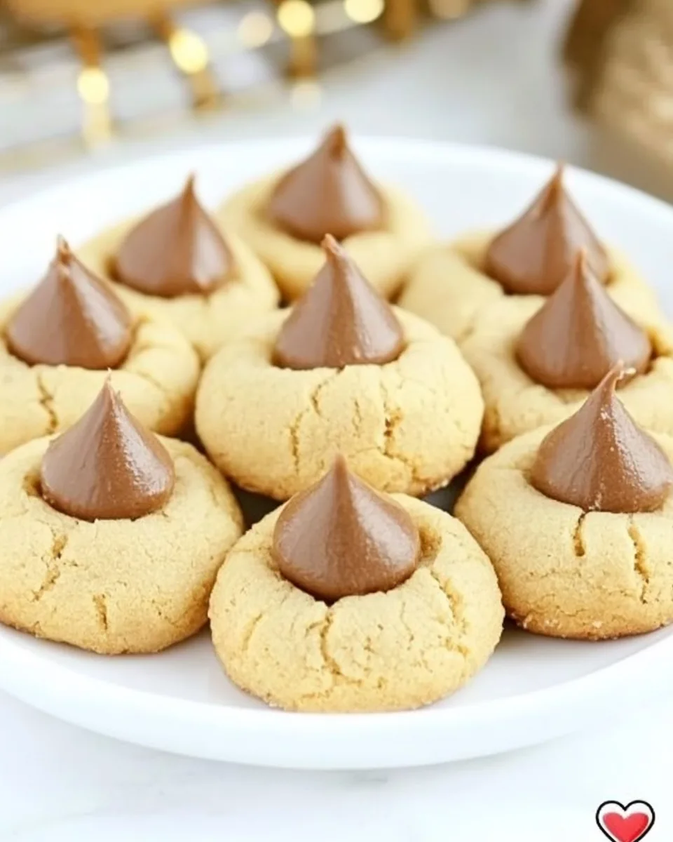 Peanut Butter Blossom Cookies