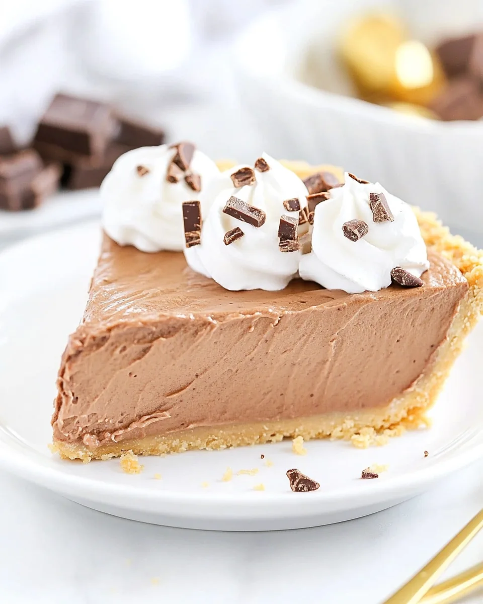 Peanut Butter Chocolate Mousse Pie