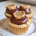 Peanut Butter Cup Cookie Cupcakes