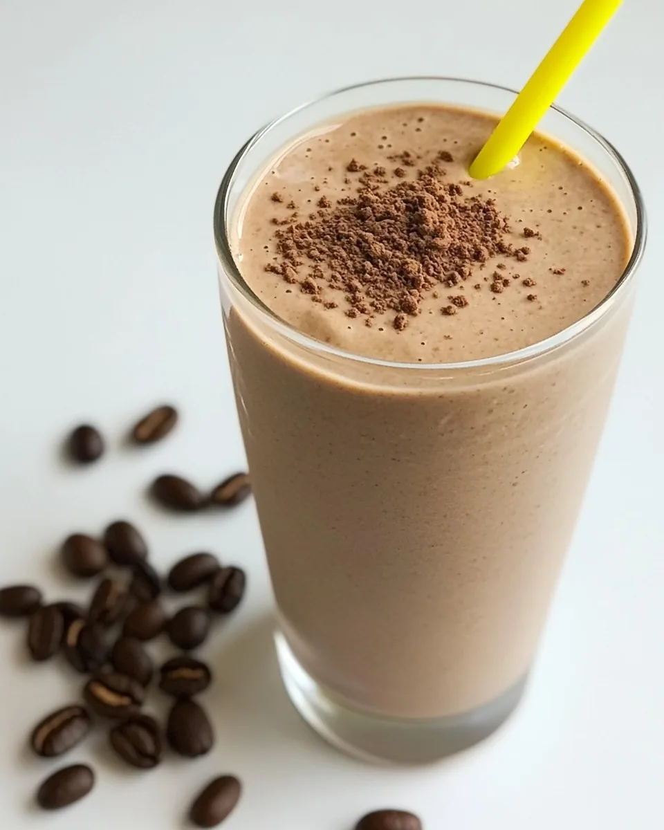 Peanut Butter Mocha Espresso Shake