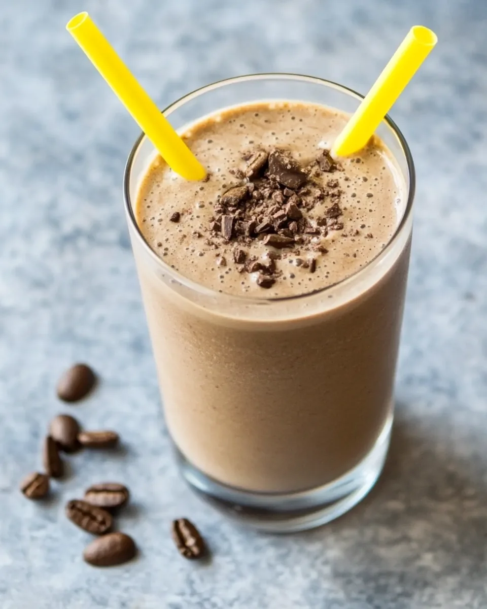 Peanut Butter Mocha Espresso Shake
