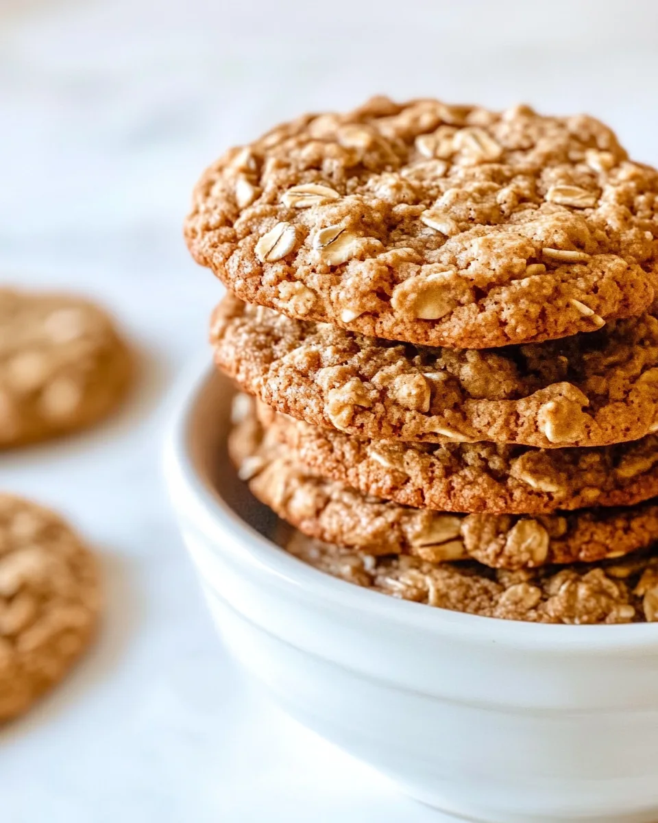 Peanut Butter Oatmeal Cookies