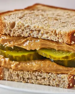 Peanut Butter Pickle Sandwich