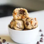 Peanut Butter Pretzel Chocolate Chip Cookie Bites
