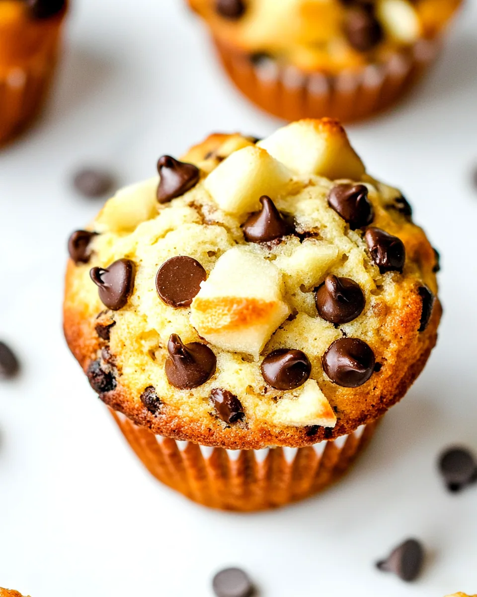 Pear Chocolate Chip Muffins