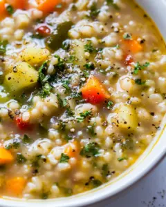 Pearl Barley Vegetable Minestrone