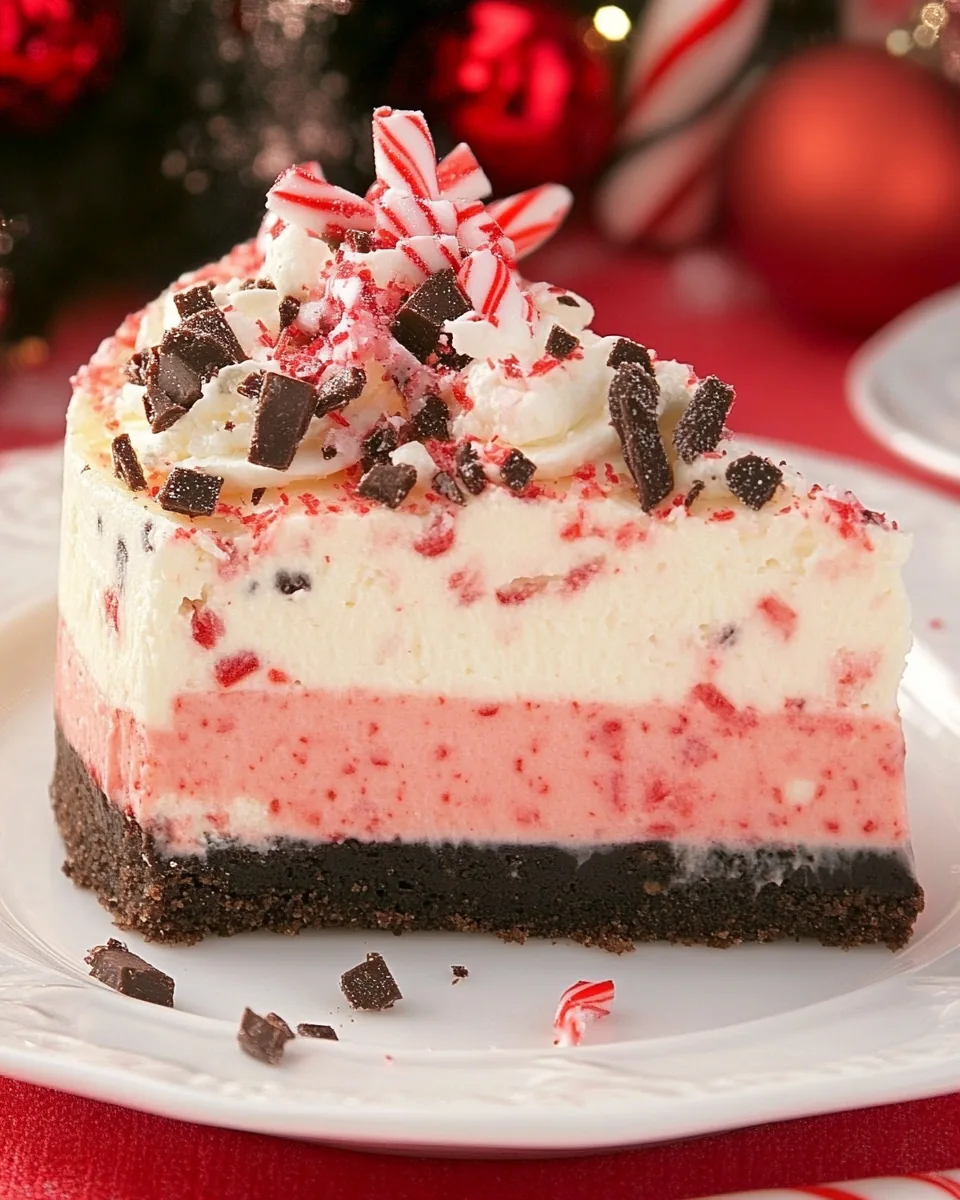 Peppermint Bark Cheesecake