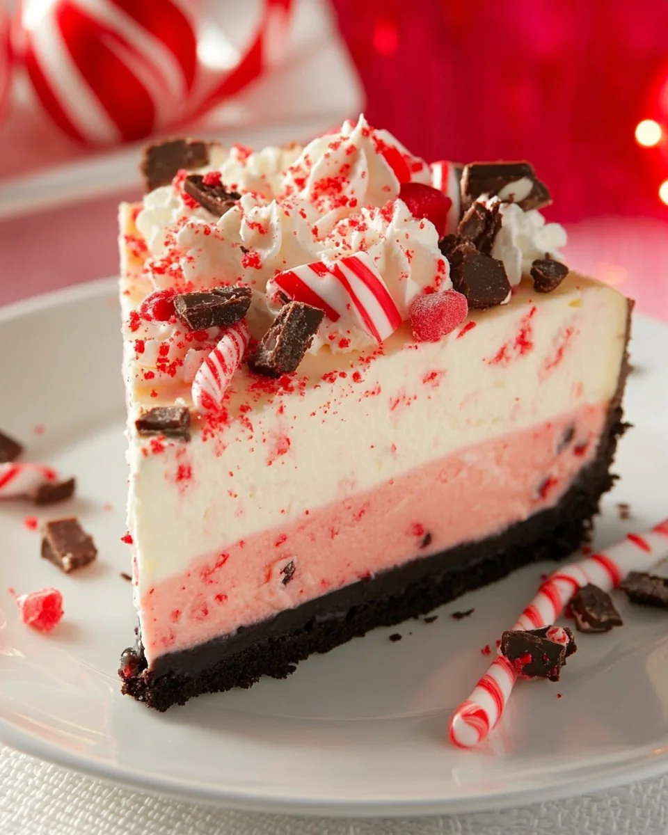 Peppermint Bark Cheesecake