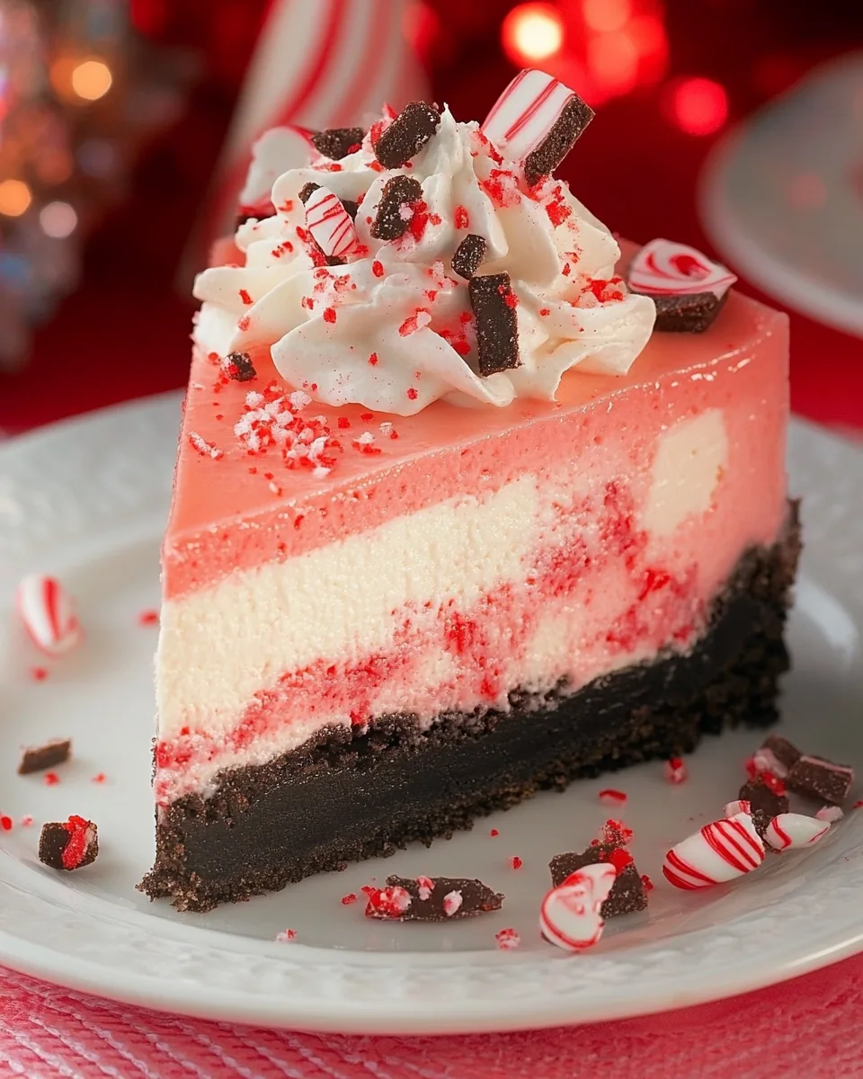 Peppermint Bark Cheesecake