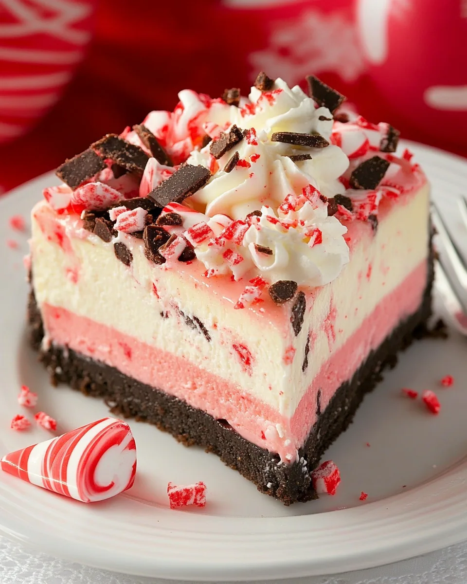 Peppermint Bark Cheesecake