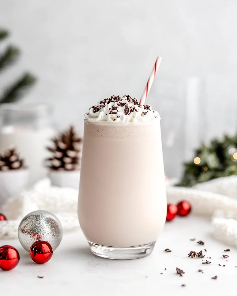 Peppermint Bark Milkshake