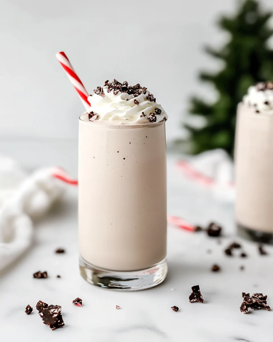Peppermint Bark Milkshake