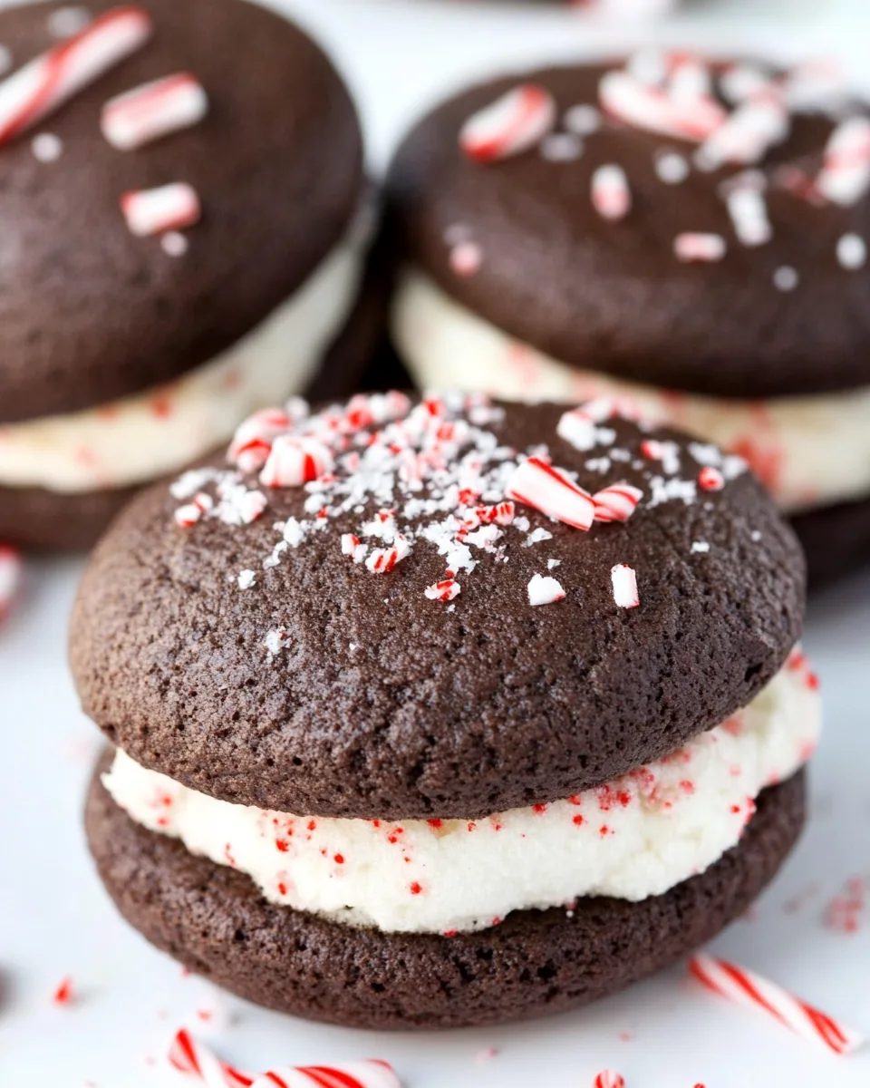 Peppermint Whoopie Pies