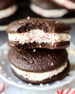 Peppermint Whoopie Pies