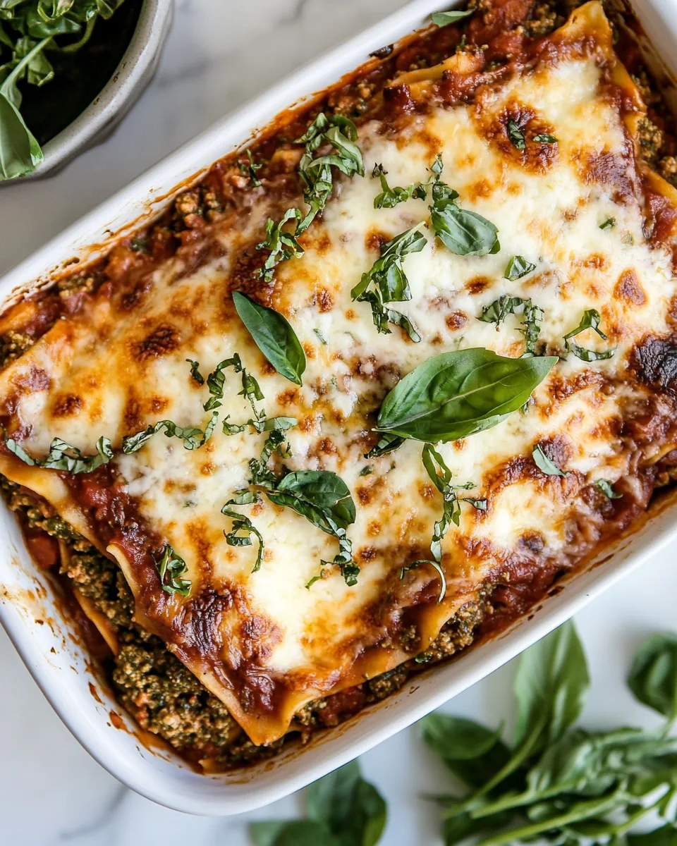 Pesto Bolognese Lasagna