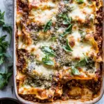 Pesto Bolognese Lasagna