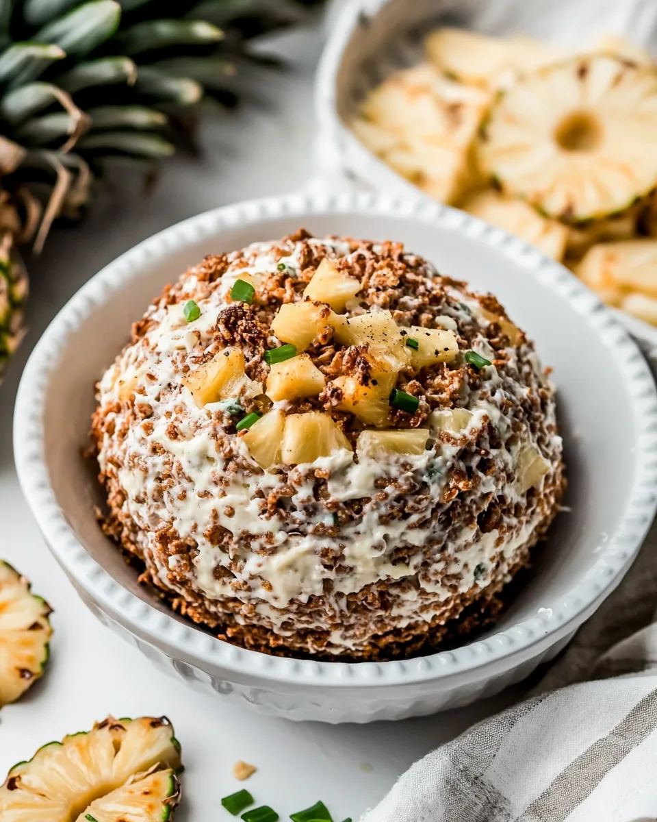 Pineapple Cheese Ball