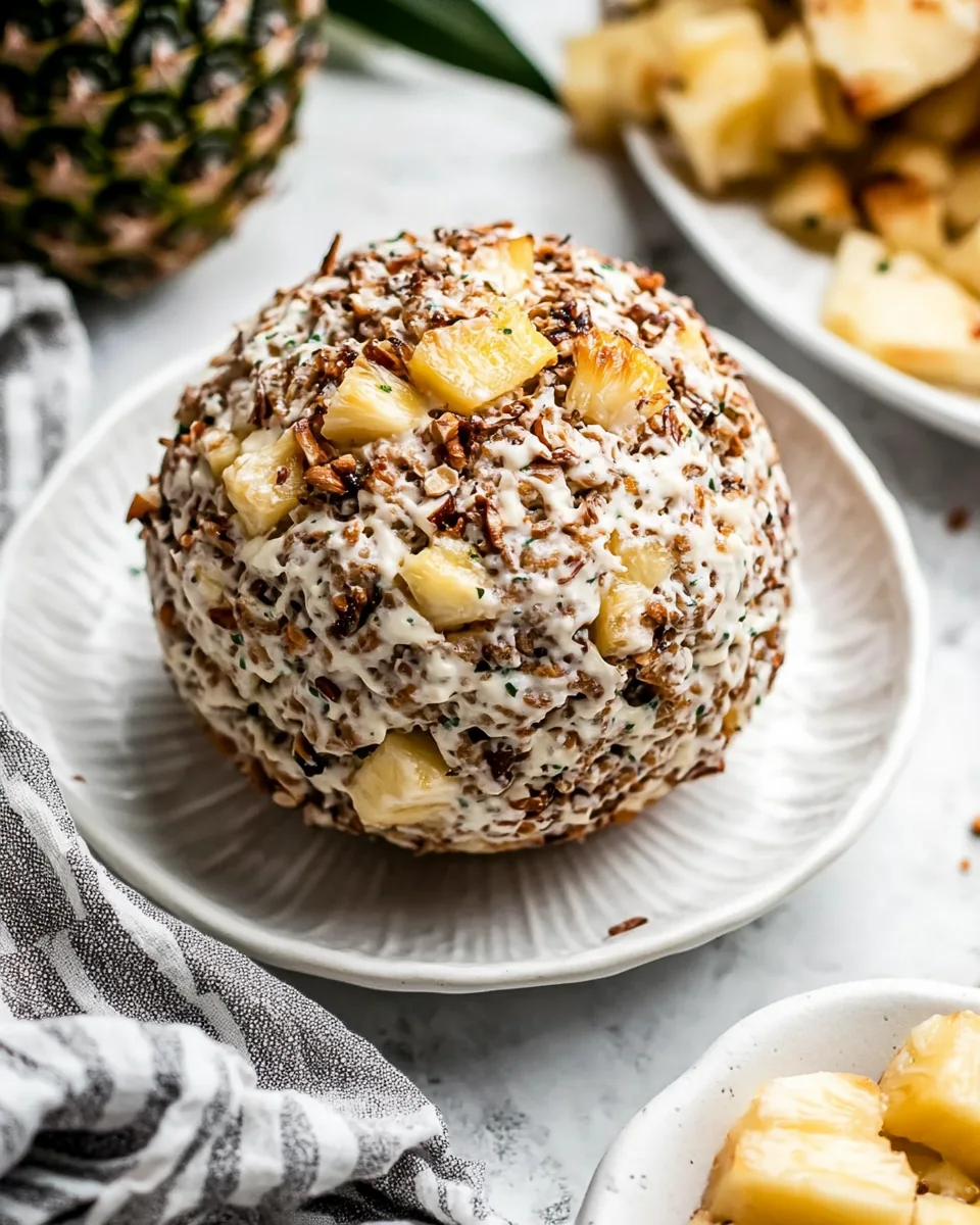 Pineapple Cheese Ball
