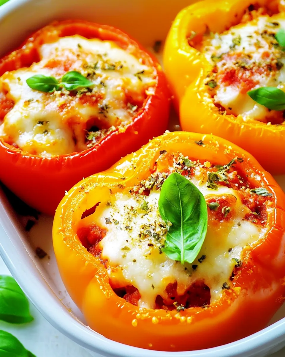 Pizza Stuffed Peppers