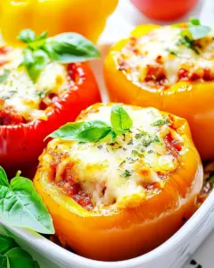 Pizza Stuffed Peppers
