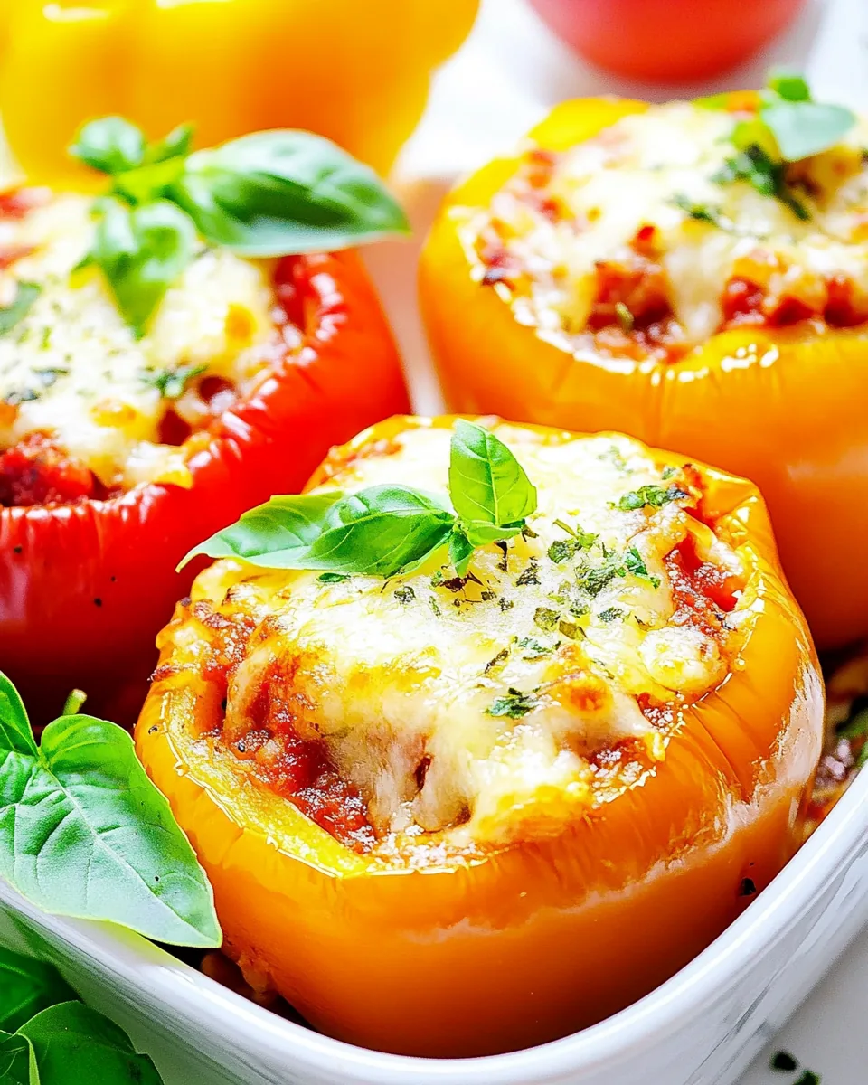 Pizza Stuffed Peppers