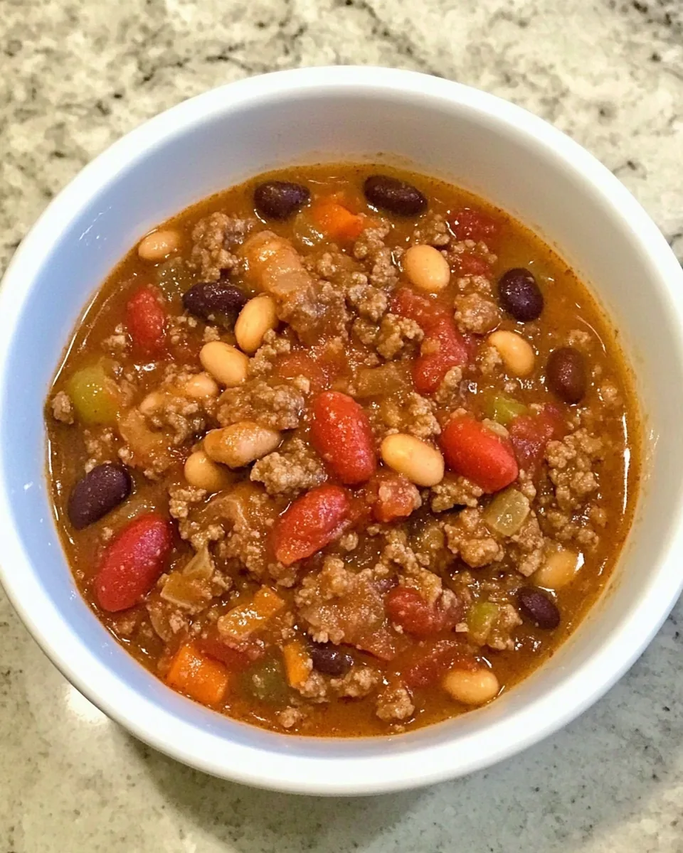 Plant Based Slow Cooker Chili