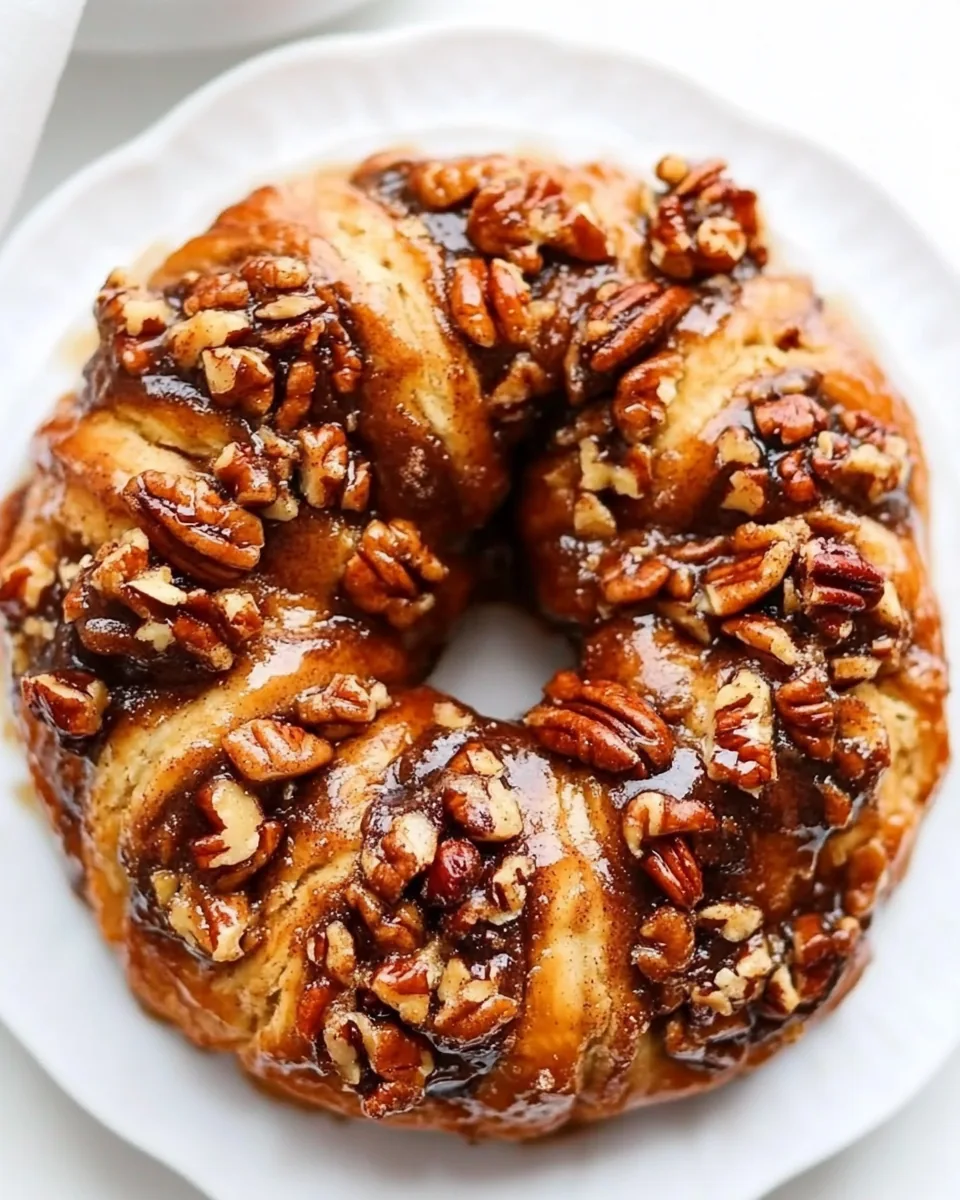 Pull Apart Cinnamon Pecan Rolls