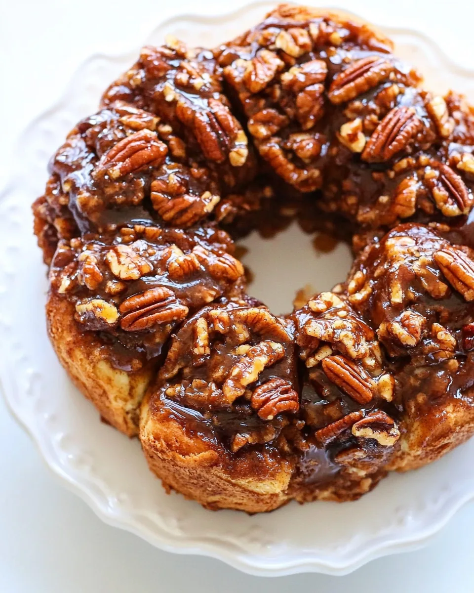 Pull Apart Cinnamon Pecan Rolls