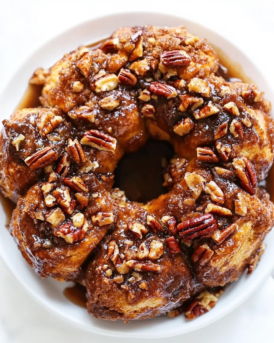 Pull Apart Cinnamon Pecan Rolls