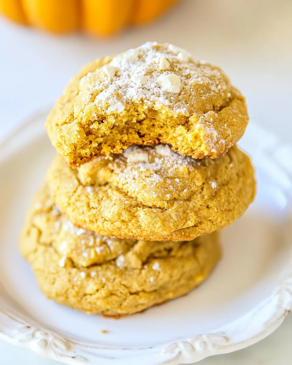 Pumpkin Cake Cookies