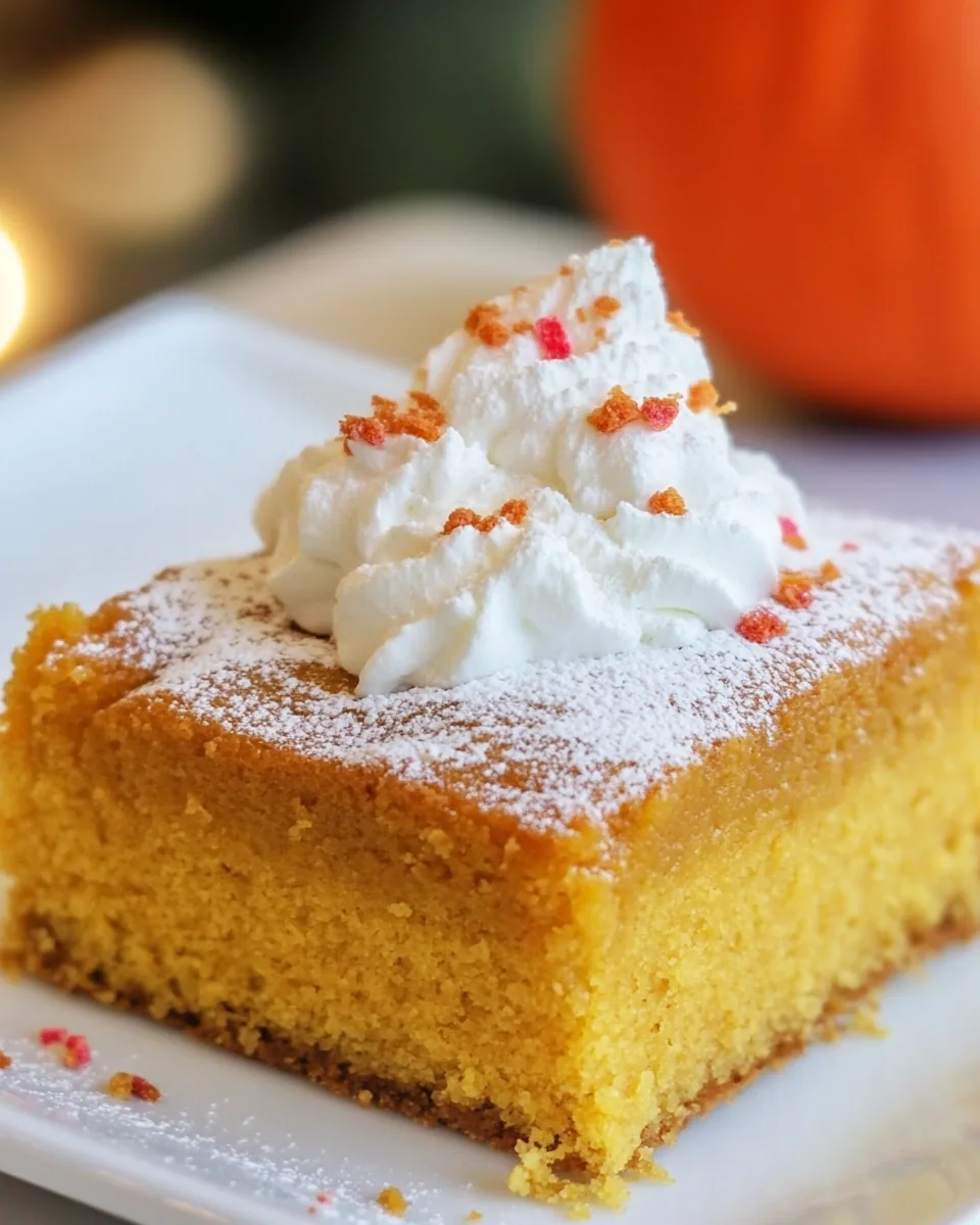 Pumpkin Gooey Butter Cake