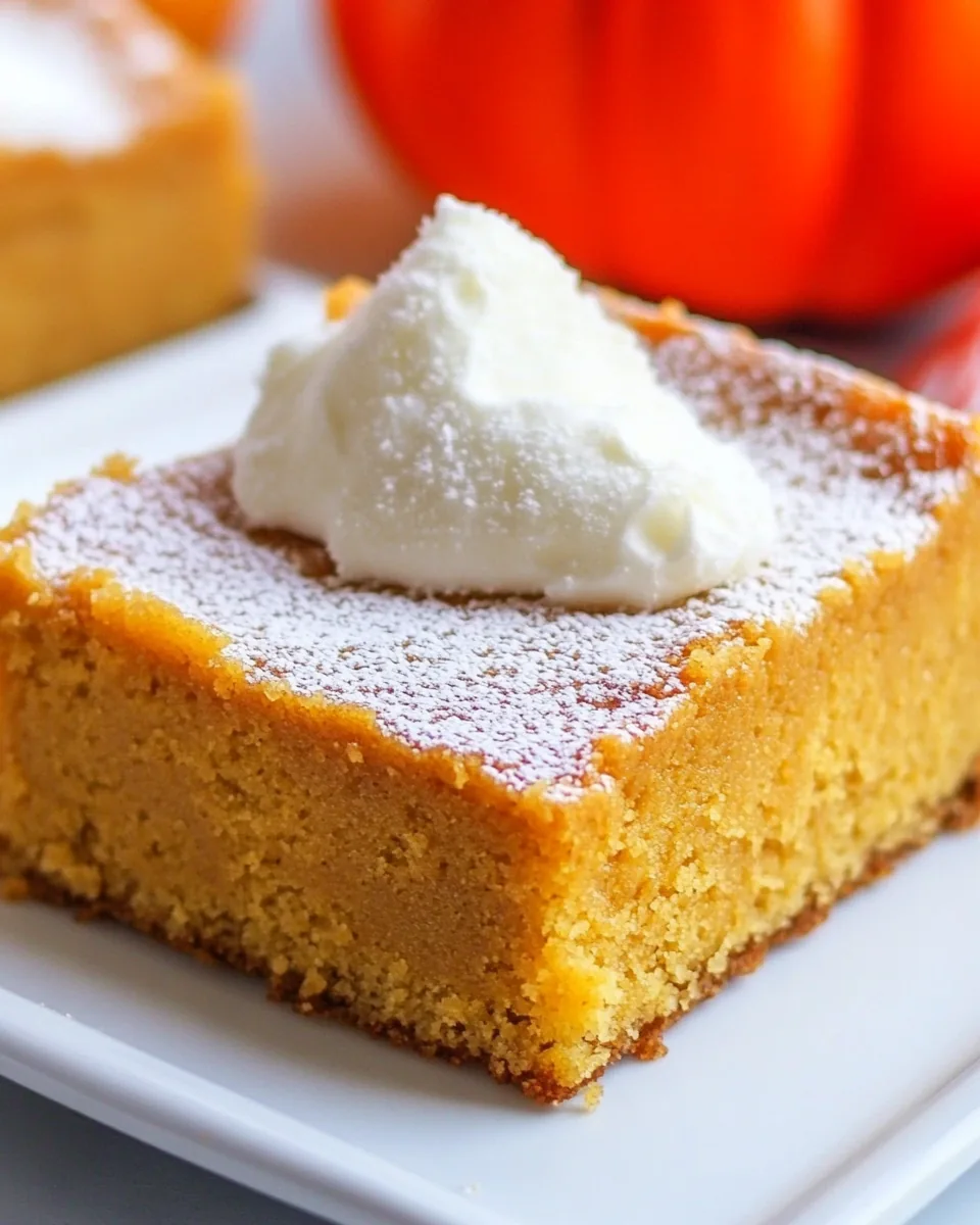 Pumpkin Gooey Butter Cake
