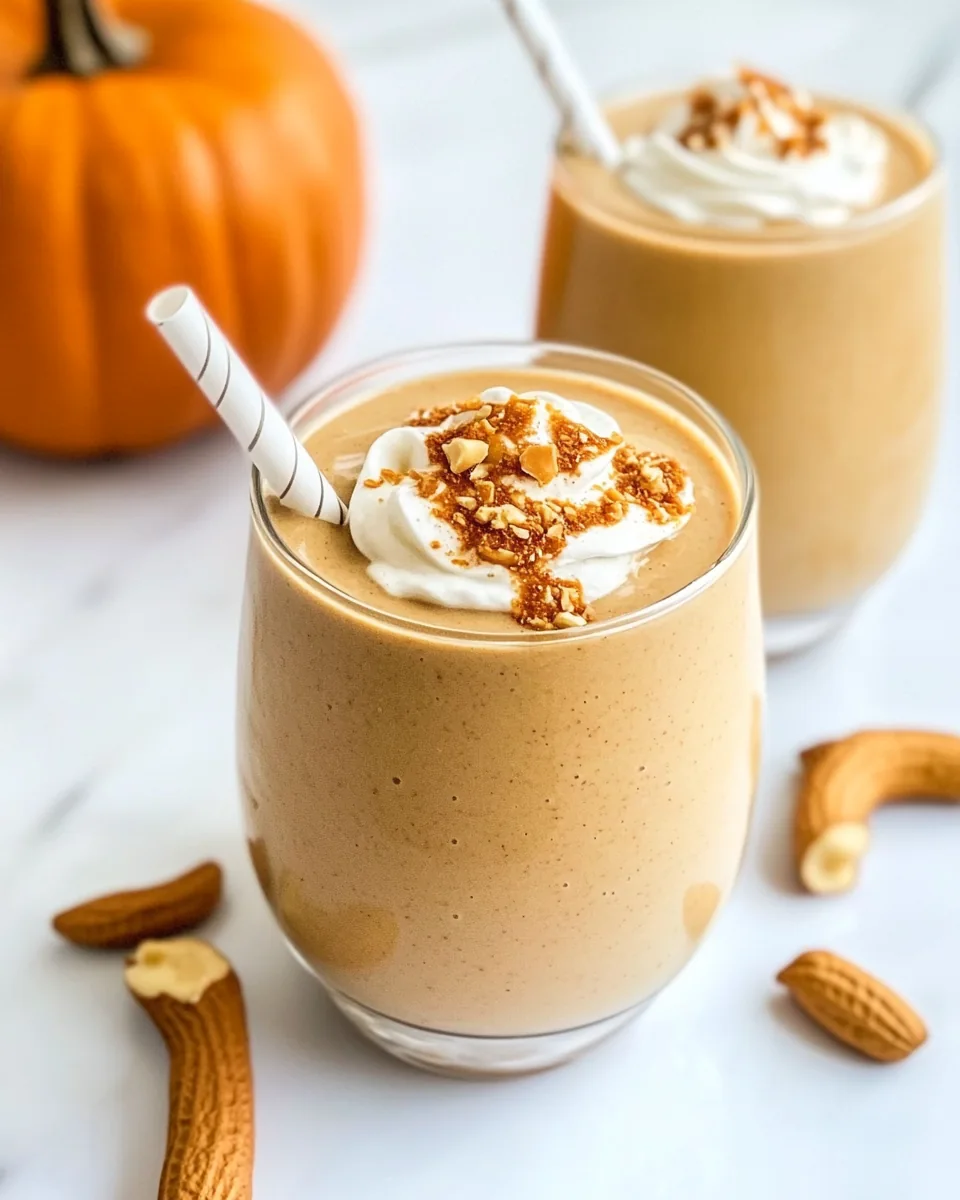 Pumpkin Peanut Butter Smoothie