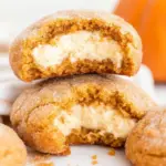 Pumpkin Snickerdoodle Cheesecake Cookies