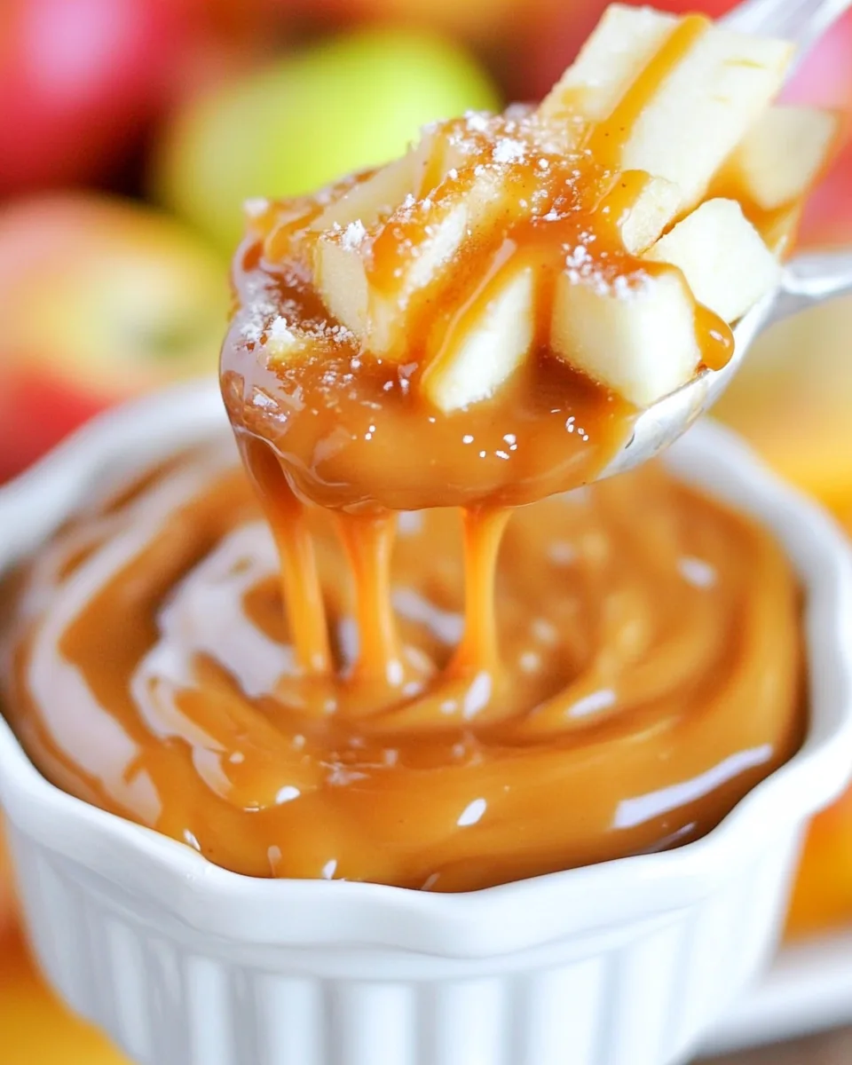 Pumpkin Spice Caramel Apple Dip