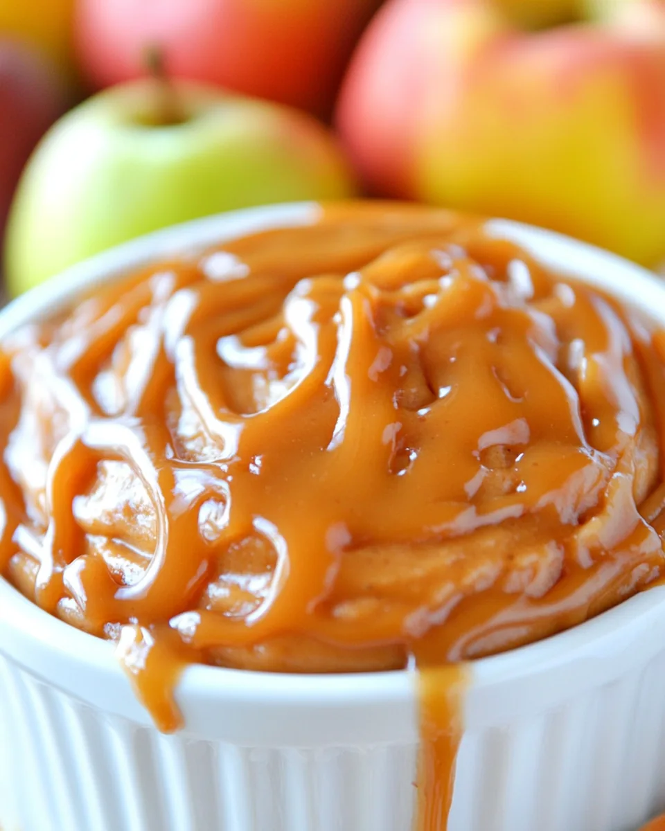 Pumpkin Spice Caramel Apple Dip