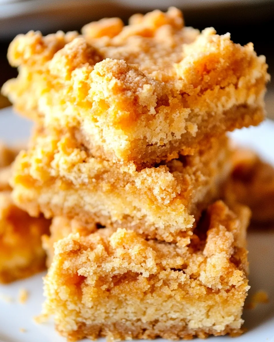 Pumpkin Spice Crumb Bars