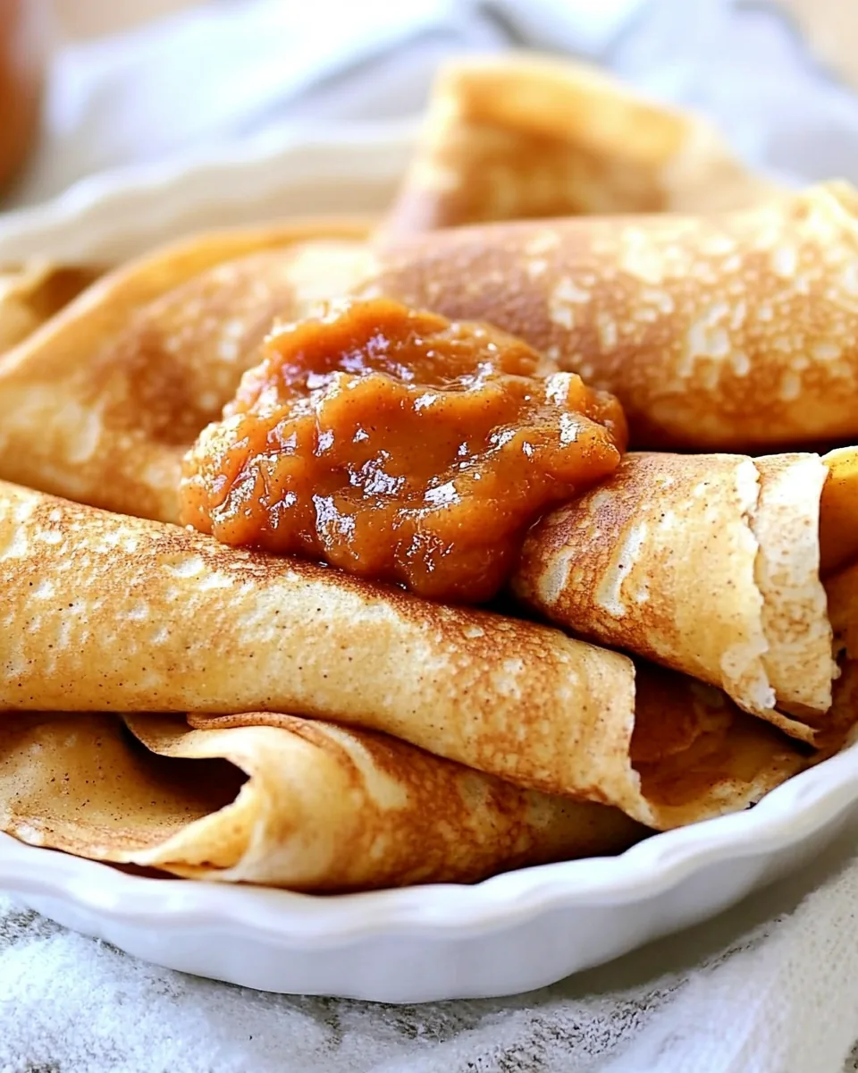 Pumpkin Spiced Crepes